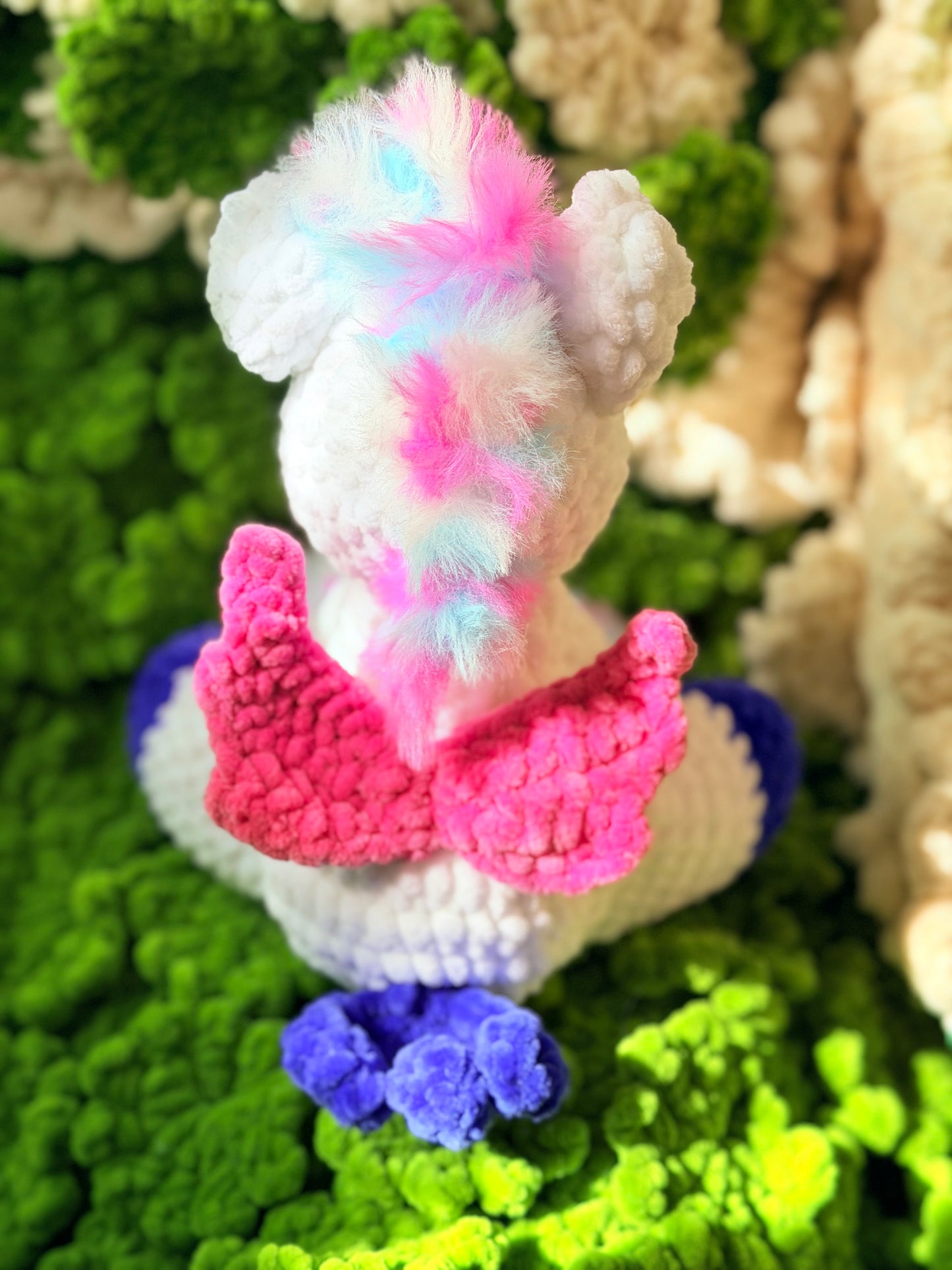 Aurelia das Baby Einhorn Weiß Blau Edition