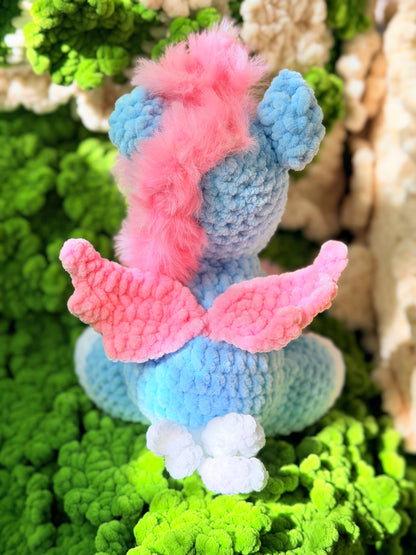 Aurelia das Baby Einhorn Babyblau Rosa Edition